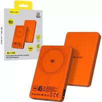 Blavec BJ-05 Ultra Fast Power Bank | 10,000 mAh | 45W | PD | USB-C, MagSafe, Wireless | orange