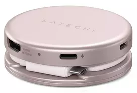 Adapter HUB 5in1 USB C Satechi OntheGo STPOTG5P blush