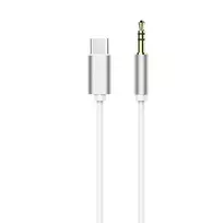 OEM AUX Type C (male) to 3.5 mm Jack (male) cable, white