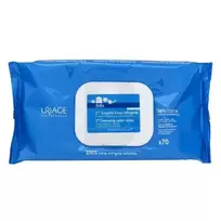 Uriage Baby Cleansing Wipes for Children 1st Cleansing Water Wipes x70.