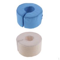 2 Pieces Ankle Foam Elevator Cushion Leg Rest Pillow gray