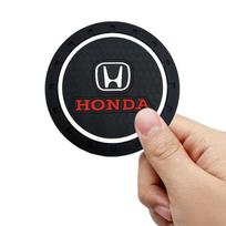 1/2 vnt. Silikagelio automobilio padėkliukas vandens puodeliui Neslystanti pagalvėlė Honda Civic Xrv Hrv Crv Brv City Accord Fit Jazz Insight Pilot Passport Stepwgn 1pcs beige