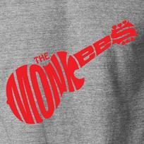 THE MONKEES Charlie TV serialas 60-ųjų Retro Roko Pop Grupės Logotipas Marškinėliai Unisex T-shirt XL gray