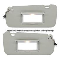 Gray Sun Visor Pair for 2009-2014 Nissan Murano (96401-1AA1B) Pair - Left + Right pilka spalva