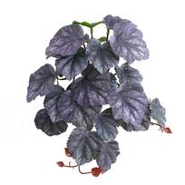 Artificial Reptile Terrarium Plants Realistic Tropical Leaves Tank Plant for Bearded Dragons Tortoises Tree Frogs 10 Styles gray