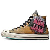 Converse Chuck 70 Hi NBA Jam Brown/Solar Red/Electric Aqua Unisex 171692C 36 black