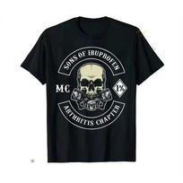 Streetwear Sūnūs su artritu Ibuprofenas Skyrius Juokingas Motociklininko Kaukolės Marškinėliai Juodi Vintažiniai Vyriški Grafiniai Marškinėliai Gotikiniai Ropa Hombre Viršus S gray