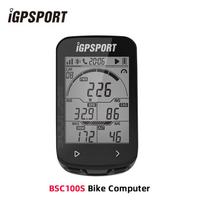 IGPSPORT BSC100S Computer IGS Bicycle Computer BLE ANT 2.6 Inch Waterproof Wireless Bike Stopwatch MTB Road Cycling Computer BSC100S gray