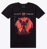 Official SLEEP TOKEN Winged Grim Reaper T-Shirt XL Brand New 3XL red