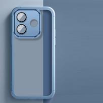 For Xiaomi Redmi 13 Case Redmi 13 4G Phone Case Redmi 13 5G Cases Redmi Turbo3 Note 13R Shookproof Plating Silicone back cover Redmi Note 13R gray