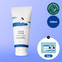 ROUND LAB Birch Juice Moisturizing Cream 120mL Jumbo Size Set (+Birch Juice Moisturizing Pad*4ea) white