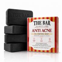 Clarity Labs | Acne Soap | (Pack Of 4) | Salicylic Acid | Tea Tree Oil | Charcoal | Oil Control For Pimples | Dark Spot Removal | Unclogs Pores black