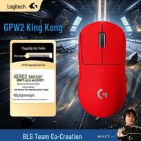 Logitech G GPW 2nd Gen Wireless Gaming Mouse raudona
