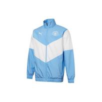 PUMA Manchester City Soccer Ball Club Jackets Unisex Blue Stand Collar Moderate Other 764507-01 S mėlyna