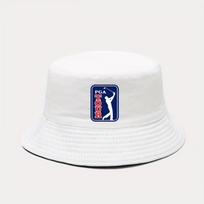 Golfo Kibiro Kepuraitė Vyrams Moterims Kvėpuojanti Sulankstoma Kepurė Nuo Saulės Su PGA Tour Logotipu Puikiai Tinka Lauko Sportui Kelionėms Golfo Mėgėjams balta
