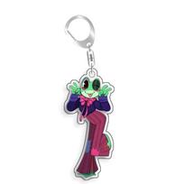 For The Amazing Digital Circus Ragatha Pomni Gangle Kinger  Acrylic Selfmade Cute Cartoon Anime Keychain Pendant Toy Gifts 5cm 5cm white