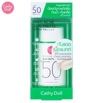 Cathy Doll Anti Acne Sun Matte SPF50 PA++++ 40 g - Thai Cosmetic 40 g blue