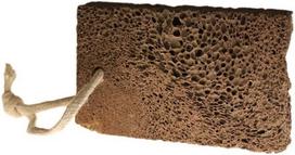 Volcanic Foot Stone -Square Soap Shape Vulkaninė lavos kojų akmenėlė