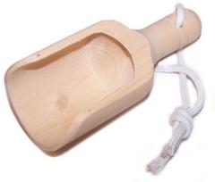 Mini Wooden Scoops Mažos medinės semtuvėlio formos mentelės