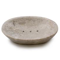 Classic Oval Cream Marble Soap Dish Klasikinis ovalus marmurinis muilo dėklas „Cream Marble“