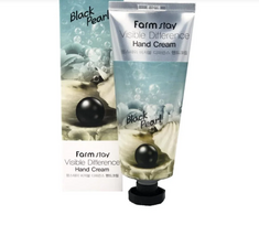Farmstay - Visible Difference Handcream Black Pearl – rankų kremas, 100ml