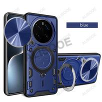 Armor Funda for Honor Magic 7 Pro Case Slide Camera Ring Stand Protection Phone Cover for Honor Magic 7 Pro 5G Shockproof Capa for Honor Magic 7Pro sidabras