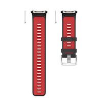 Adjustable Smartwatch Silicone Band for Polar Vantage V2 Double Color Watchband Replacement Watch Strap red