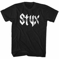 Styx Band Name Logo Men's T Shirt Rock Music Concert Merch 4XL white