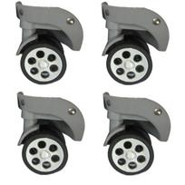 Lagamino rato keitimo rinkinys Bagažo dėžės ratai Ritininis guolis Aparatūros taisymo rinkinys Vežimėlio ratukas 60x12mm/55x12mm black