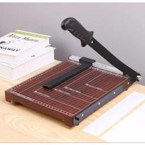 A3 / B4 (Big) Trimmer Guillotine Ruler Precision Photo Trimmers Cutter Industrial Grade Wooden Paper Cutter Paper Cutter 30.5 X 38cm (B4) white
