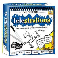 Telestrations Stalo Žaidimas - Linksma Šeimos Pramoga Vaikams, Suaugusiems ir Paaugliams, Puikiai Tinka Žaidimų Vakarienei, Šventėms & Susibūrimams