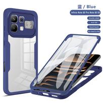 Viso kūno apsaugos smūgiams atsparus dėklas, skirtas Infinix Note 60 Pro 5G, apsauginis dangtelis, ekrano apsauga Fundas Coque Infinix Note 60 Pro raudona
