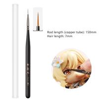 1PCS Ultra-fine #0 #1 Modeling Brush Outline Pen For Model Hobby Coloring Script Liner Brushes beige
