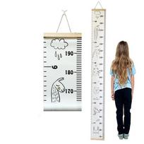 2M aukščio vaiko augimo lentelė, kabinama ant sienos, nuimama augimo lentelė, augimo liniuotė, animacinių paveikslėlių raštas, aukščio matavimo liniuotė orange