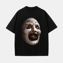 Terrifier Art the Clown Horror Movie Graphic T-Shirt Men Women Casual Cotton Streetwear Fans To XXXL black