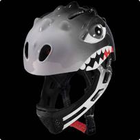 Full Face Child Helmet Ventilation Holes Kids Full Face Helmet Safety Headgear Shock Resistant Removable Washable Pads gray