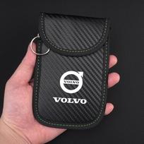 Automobilio rakto dėklas Signalų blokavimo maišelis Automobilio RFID apsauginė kišenė Apsaugos nuo vagystės maišelis Volvo V60 V40 XC90 XC40 S60 C30 V70 AWD Olestar NA6 gray