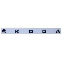 3D Automobilio Galinės Bagažinės Ženklelis Lipdukas Skoda Octavia Kodiaq Karoq Superb Rapid Fabia Kamiq Yeti 4x4 Raidžių Logotipo Aksesuarai djsr15 For Skoda-14.4cm sidabras