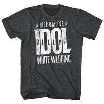 Billy Idol Nice Day For a White Wedding Men's T Shirt Punk Rock Album Tour Merch S white