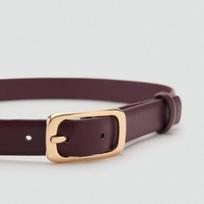 Mango MANGO WOMAN Belt MASS Dark Red 17022545 S gray