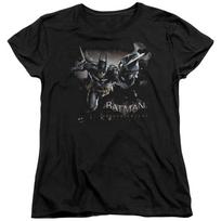 Batman Arkham Knight Grapple Womens T Shirt Black Officially Licensed M black