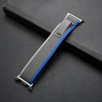 Nylon Sport Band for Samsung Galaxy Watch 8 Classic 46mm Watch 8 44mm 40mm Travel Loop Strap for Galaxy Ultra 2025 7 6 5 4 FE Galaxy 8 44mm 40mm black