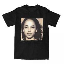 Vyriškas marškinėlis The Best Of S-Sade Adu Vintage 100% medvilnės marškinėlis trumpomis rankovėmis apvalia kaklo iškirpte drabužis vakarėliui S juoda