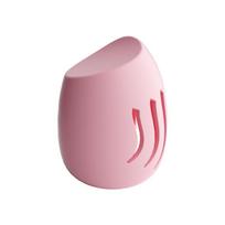 Beauty blender silicone storage cover Makeup egg storage box Dustproof portable breathable silicone protective cover smėlis