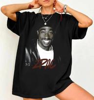 2Pac Vintage TShirt – 90s Rap Legend Tee Unisex T-Shirt S white