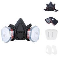 6200 Model Mask for Spray Painting, Pesticides, Decoration, Grinding, Chemicals, Firefighting, and Dust Protection gray