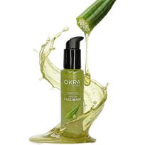 Alara Okra Face Wash for Glowing Skin | Gentle Cleanser for Men & Women | Oil Control, Brightening & Anti-Aging | Natural Face Wash for All Skin Ty beige
