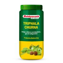 Baidyanath Triphala Churna | Ayurvedic Herbal Laxative Powder for Constipation Relief, Digestion & Gas | Enriched with Amla, Baheda & Haritaki |
