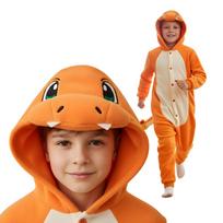 Pižama Vienas Kostiumas Kigurumi Kostiumas Pokemon Charmander Vaikams 125-135Cm orange