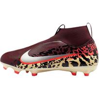 Nike Mercurial Superfly 10 Atsparūs trinčiai Aukštakulniai Futbolo Batai Bordo Vaikams IO8468-661 38.5 vyno raudonos spalvos